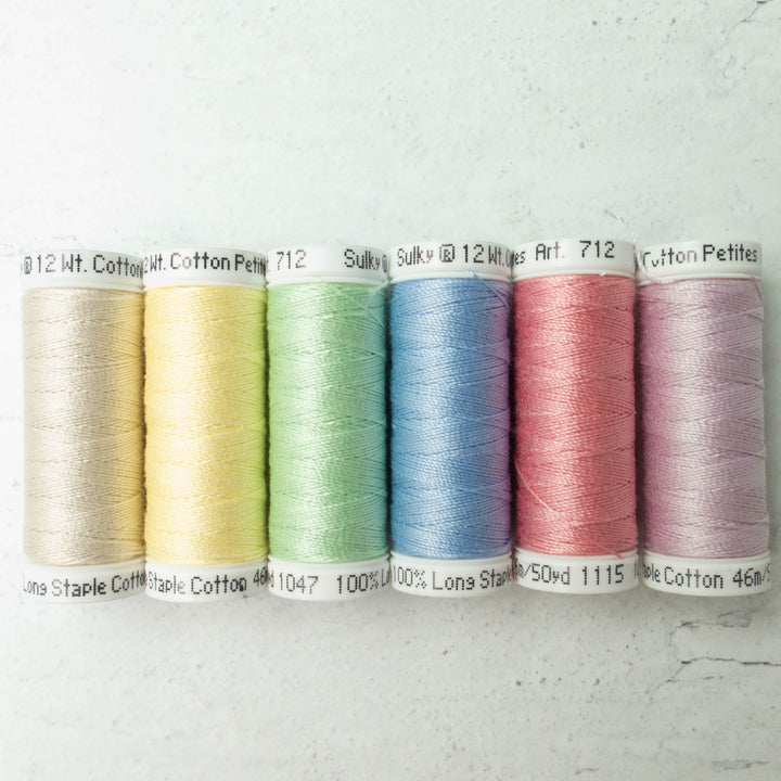 Sulky 12 wt Cotton Petites Thread - Spring Palette