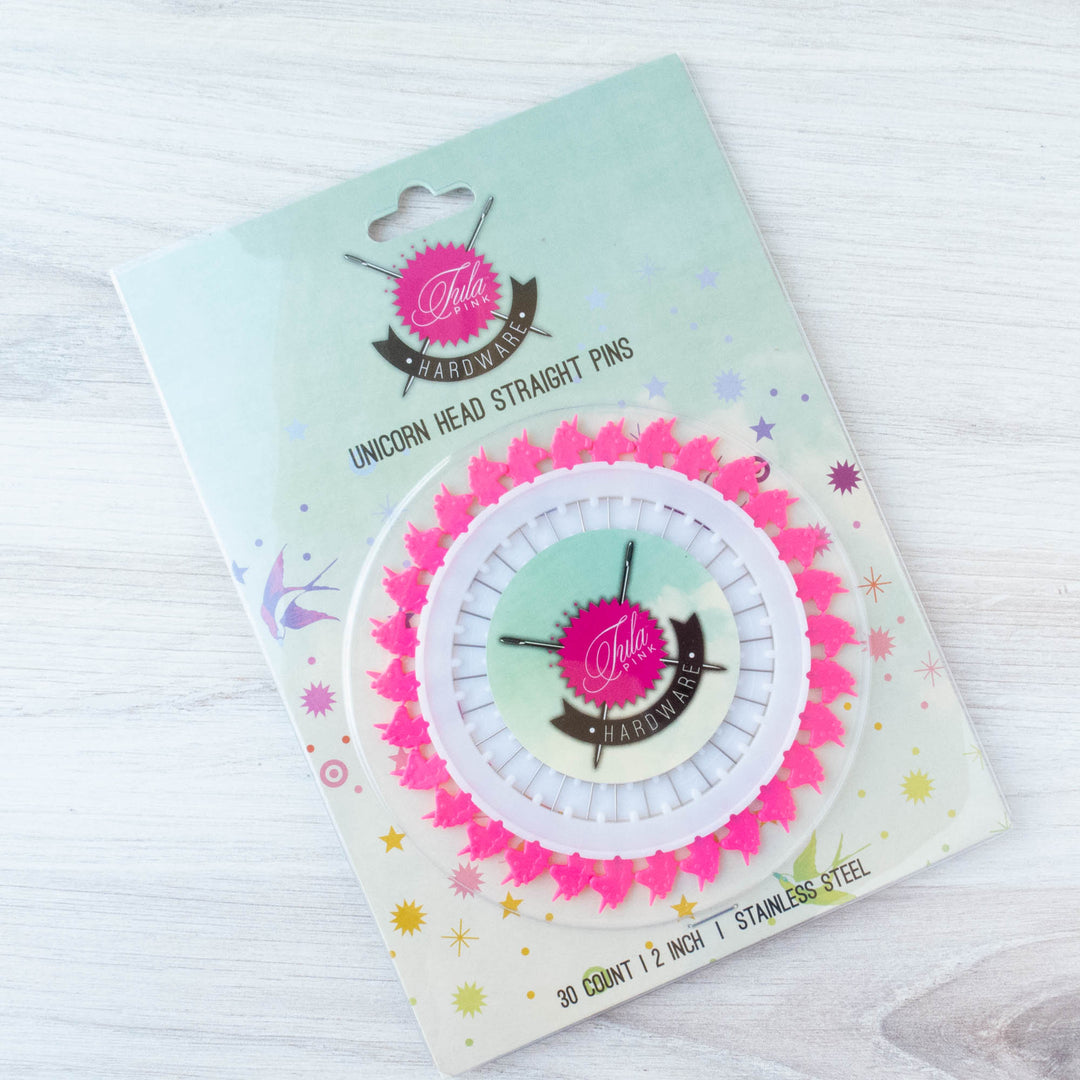 Tula Pink Unicorn Straight Pins Pins - Snuggly Monkey