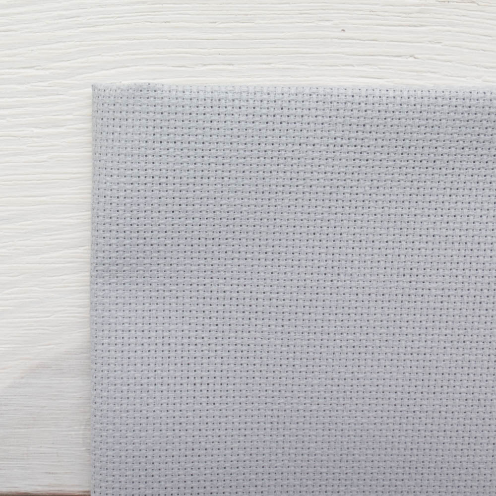 Touch of Gray Aida Cross Stitch Fabric Fabric - Snuggly Monkey