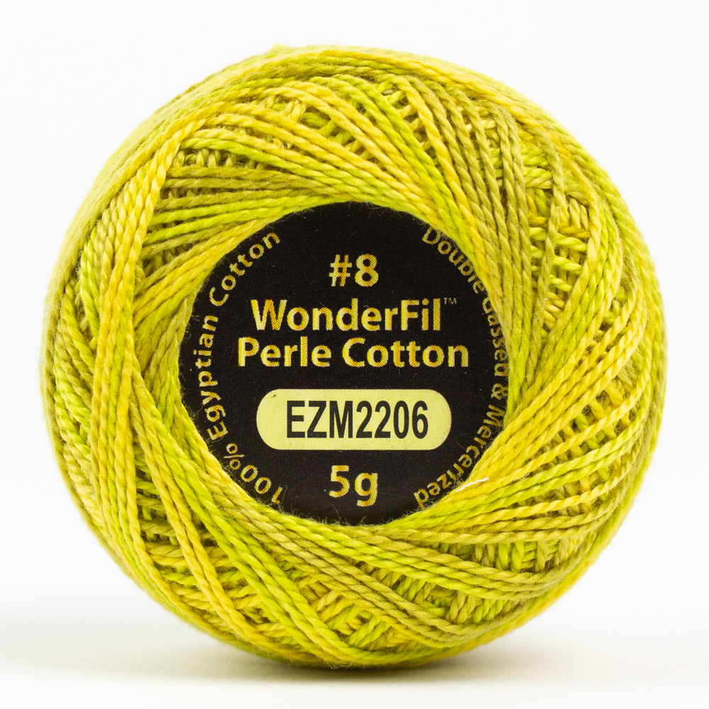 Alison Glass Variegated Wonderfil Perle Cotton - Lichen (2206)