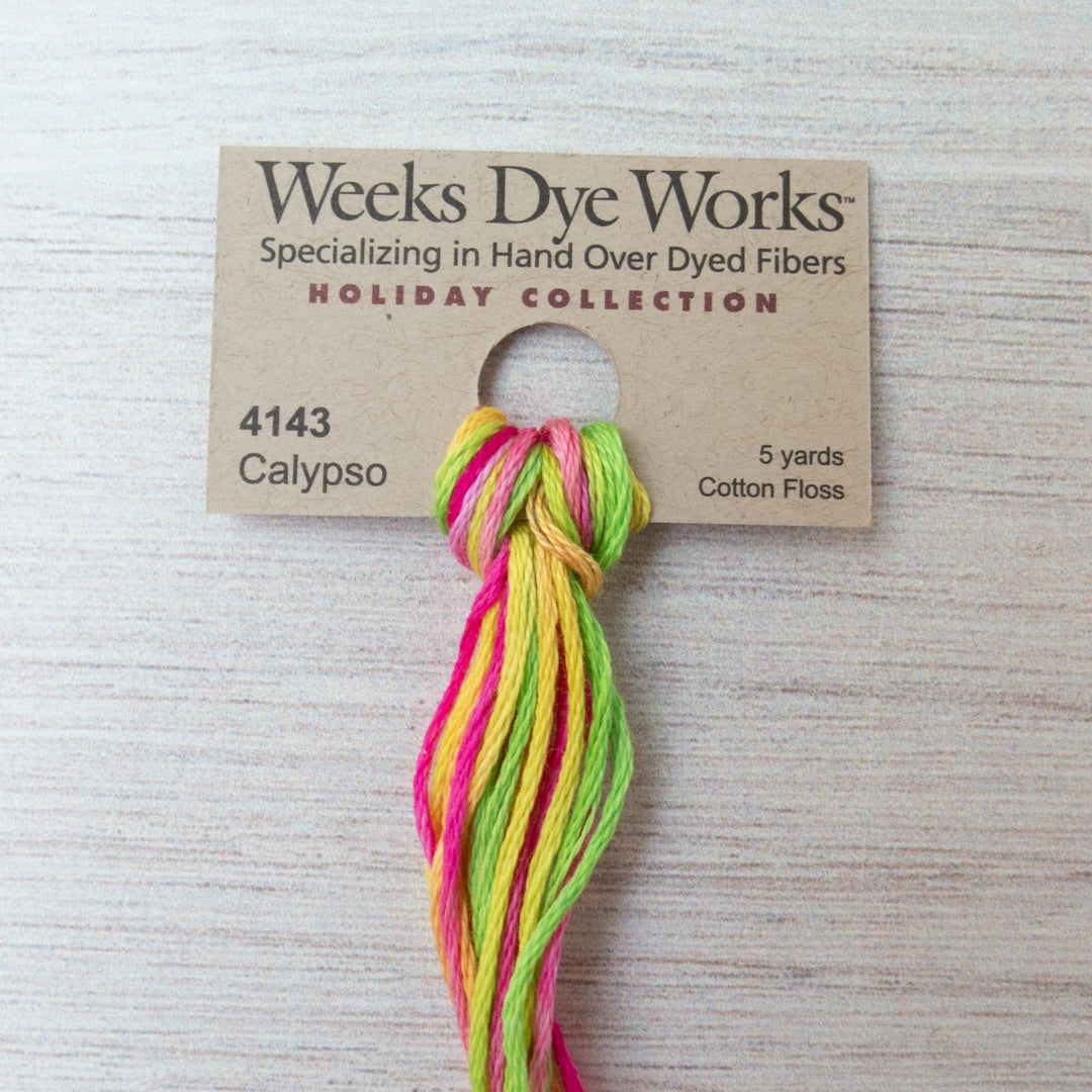 Weeks Dye Works Hand Over Dyed Embroidery Floss - Calypso (4143)