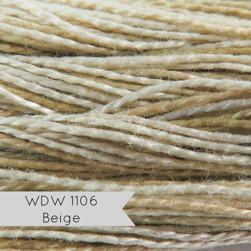Weeks Dye Works Hand Over-Dyed Pearl Cotton - Size 8 Beige (WDW