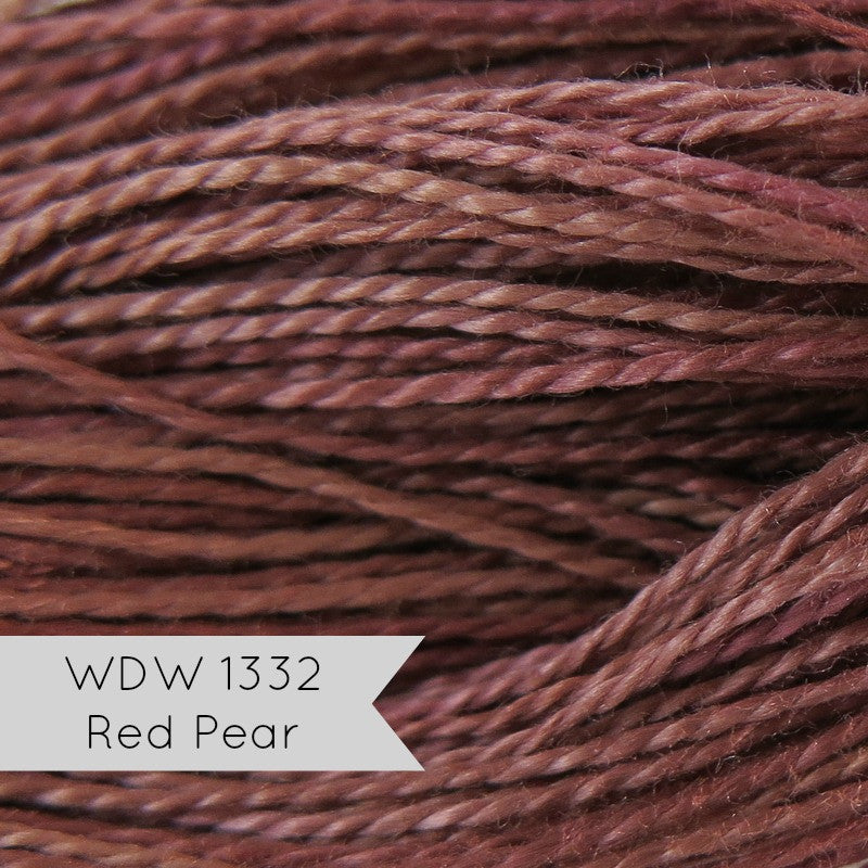 Weeks Dye Works Pearl Cotton - Size 8 Red Pear Perle Cotton - Snuggly Monkey