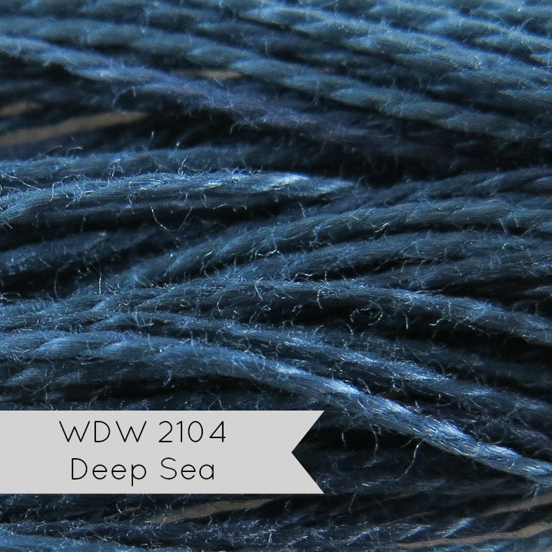 Weeks Dye Works Pearl Cotton Thread - Size 8 Deep Sea Perle Cotton - Snuggly Monkey