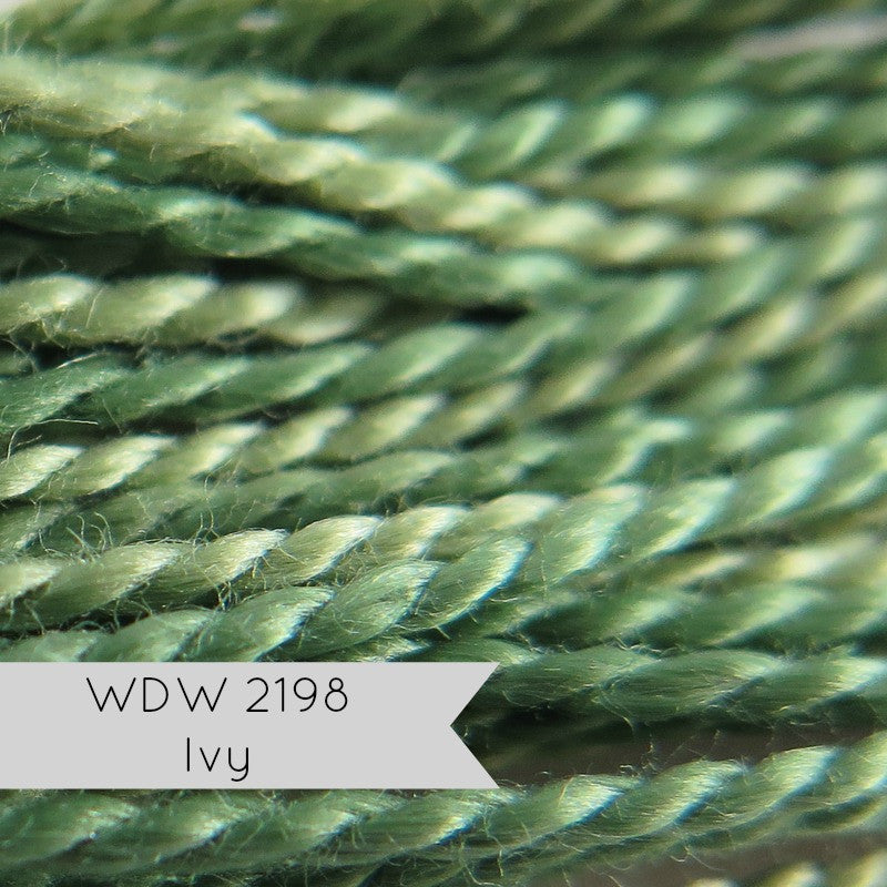 Pearl Cotton Thread - Weeks Dye Works Size 5 Ivy Perle Cotton - Snuggly Monkey