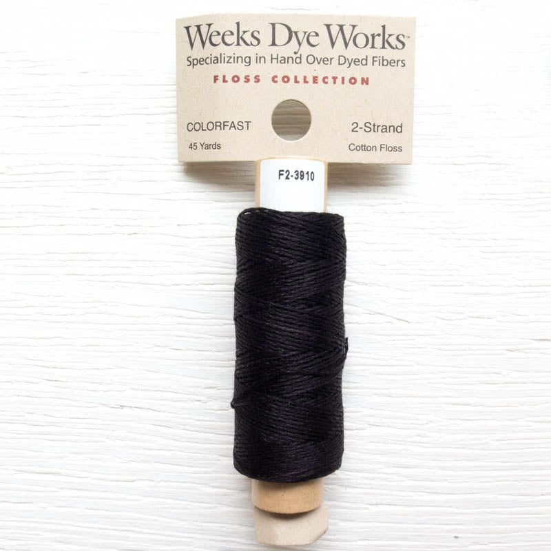 Weeks Dye Works 2 Strand Floss - Mascara Floss - Snuggly Monkey