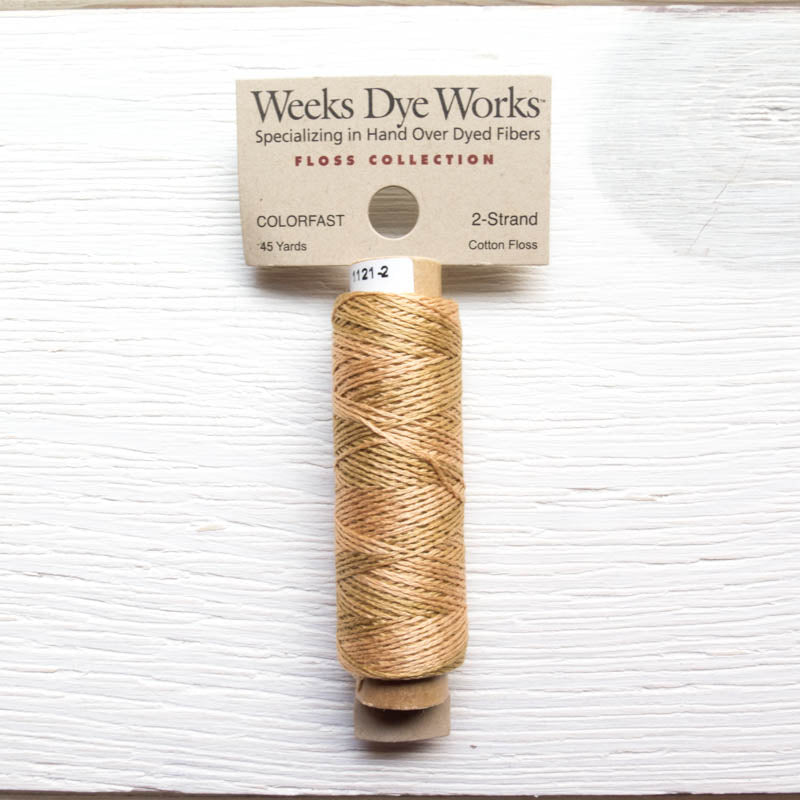 Weeks Dye Works 2 Strand Floss - Straw Floss - Snuggly Monkey