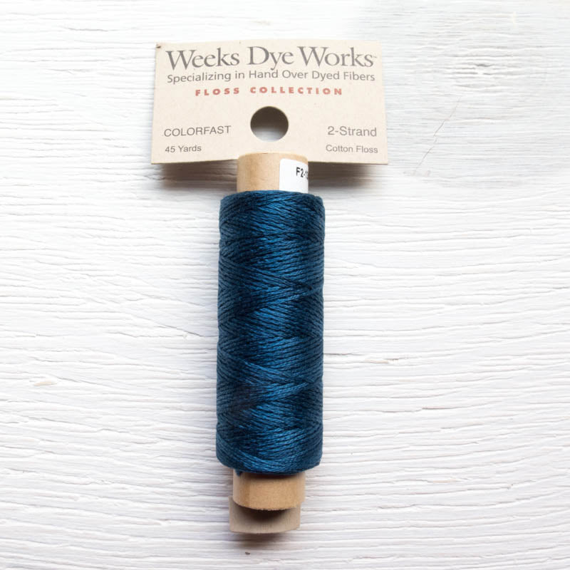 Weeks Dye Works 2 Strand Floss - Navy Floss - Snuggly Monkey