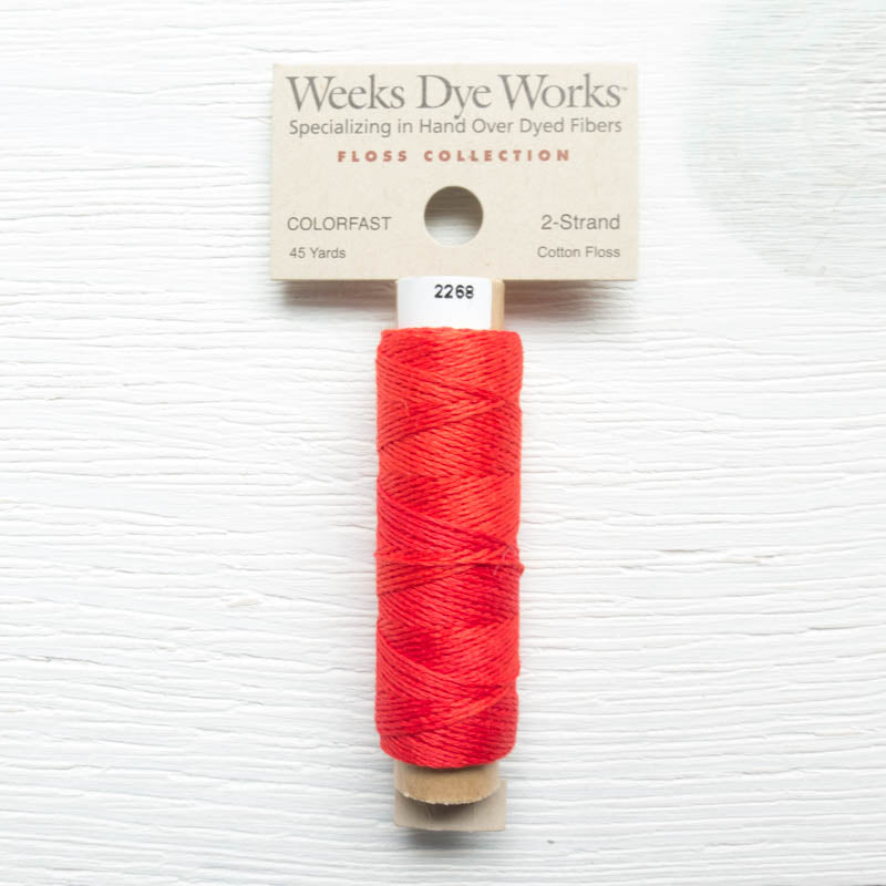 Weeks Dye Works 2 Strand Floss - Fire Floss - Snuggly Monkey