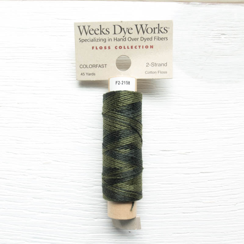 Weeks Dye Works 2 Strand Floss - Juniper Floss - Snuggly Monkey