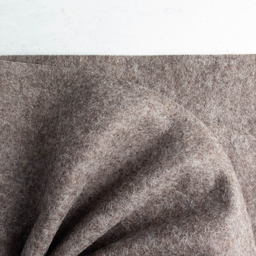 Wool Felt Sheet - Heathered Brown (88)