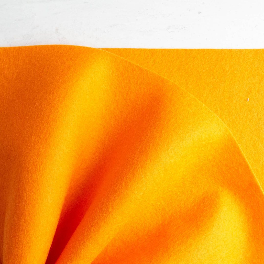 Wool Felt Sheet - Carrot (29)