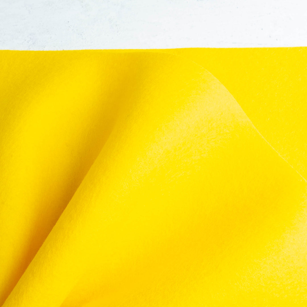Wool Felt Sheet - Yellow (35)