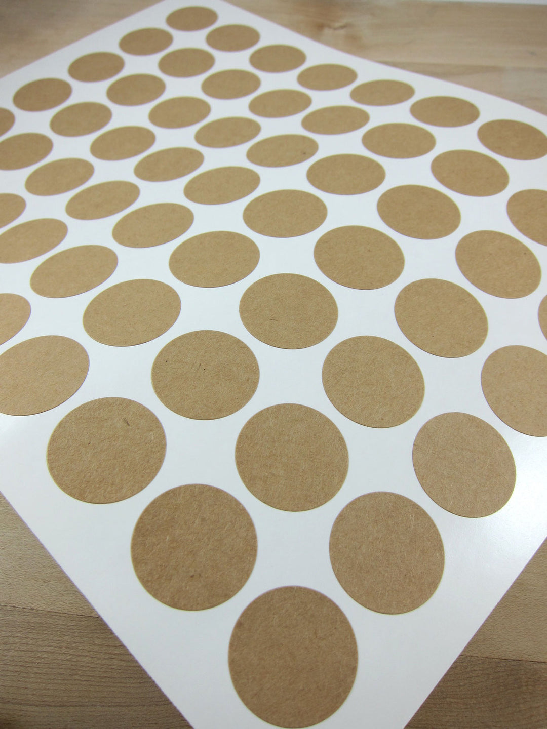 1 inch Circle Kraft Labels Labels - Snuggly Monkey