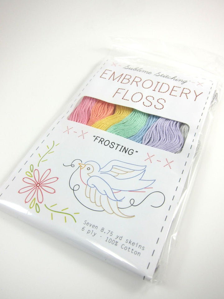 Pastel Embroidery Floss Set - Sublime Frosting Palette Floss - Snuggly Monkey
