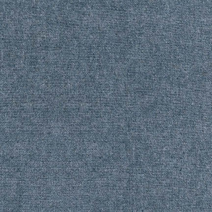 Indigo Washed Chambray Fabric (4.5 oz) – Snuggly Monkey