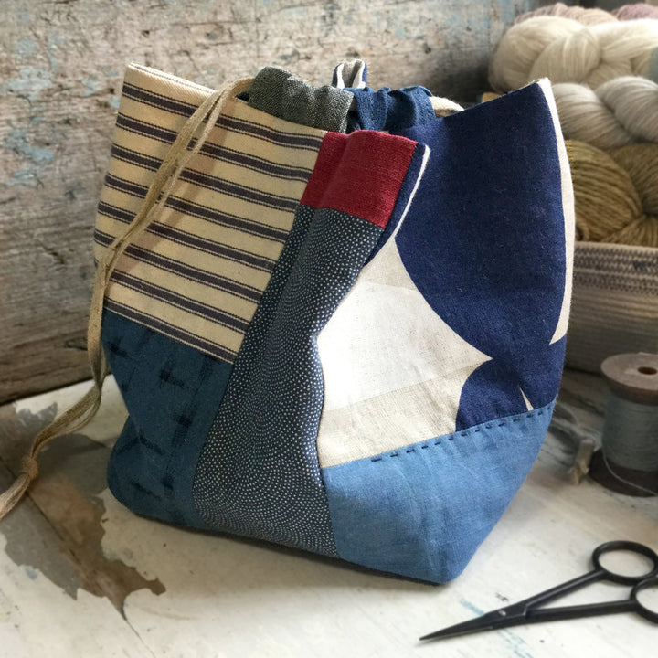 Modern Japanese Rice Pouch Sewing Pattern