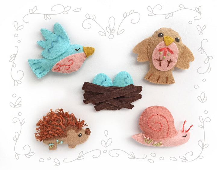 Felt Woodland Animals PDF Pattern