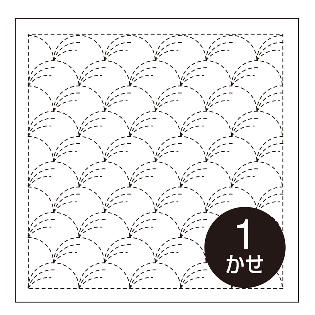 Traditional Sashiko Sampler - Nowaki (#001/201)