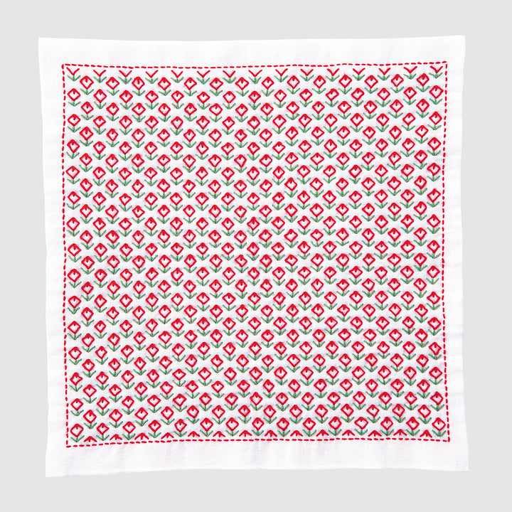 Hitomezashi Sashiko Stitching Sampler - Flower Garden (1076)