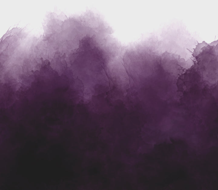 V and CO Mystic Ombré Cotton Fabric - Aubergine (VCMO224)