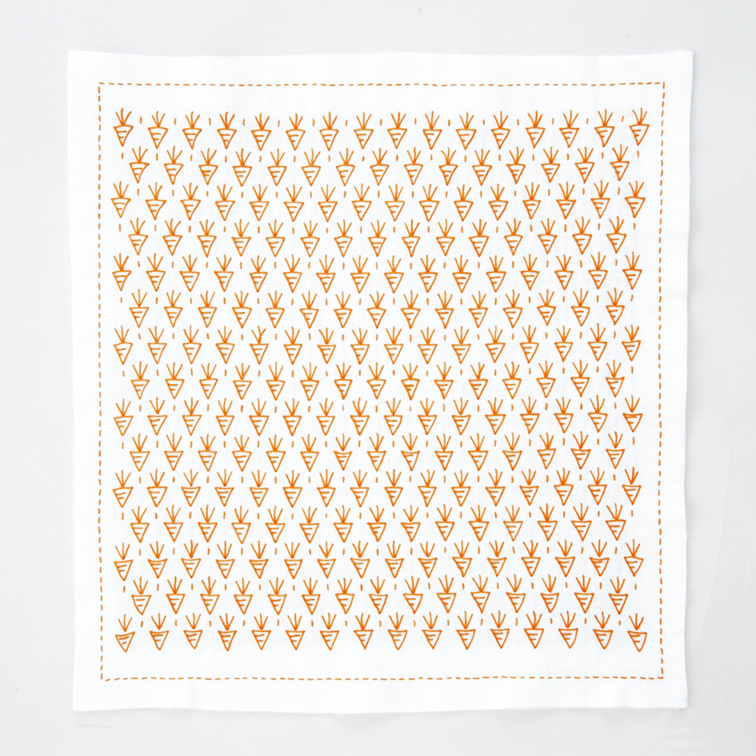 ❗️sachicoco8⭐️  Hitomezashi Sashiko Stitching Sampler - Carrot (1092