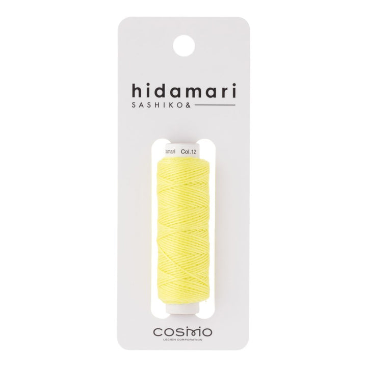 Cosmo Hidamari Sashiko Thread - Lemon (#12)