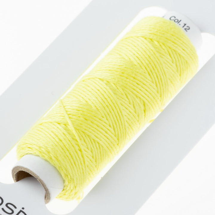 Cosmo Hidamari Sashiko Thread - Lemon (#12)