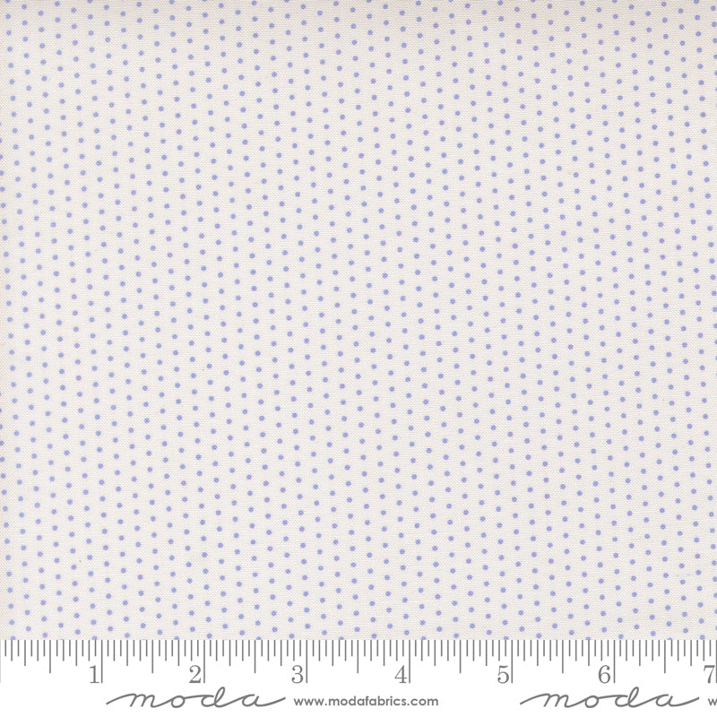 Jen Kingwell GATHERED BONBONS Cotton Fabric - Mini Dots in Lavender (JK30011)