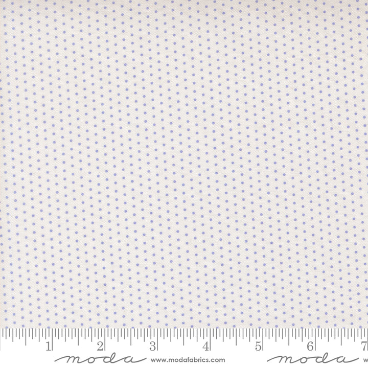 Jen Kingwell GATHERED BONBONS Cotton Fabric - Mini Dots in Lavender (JK30011)