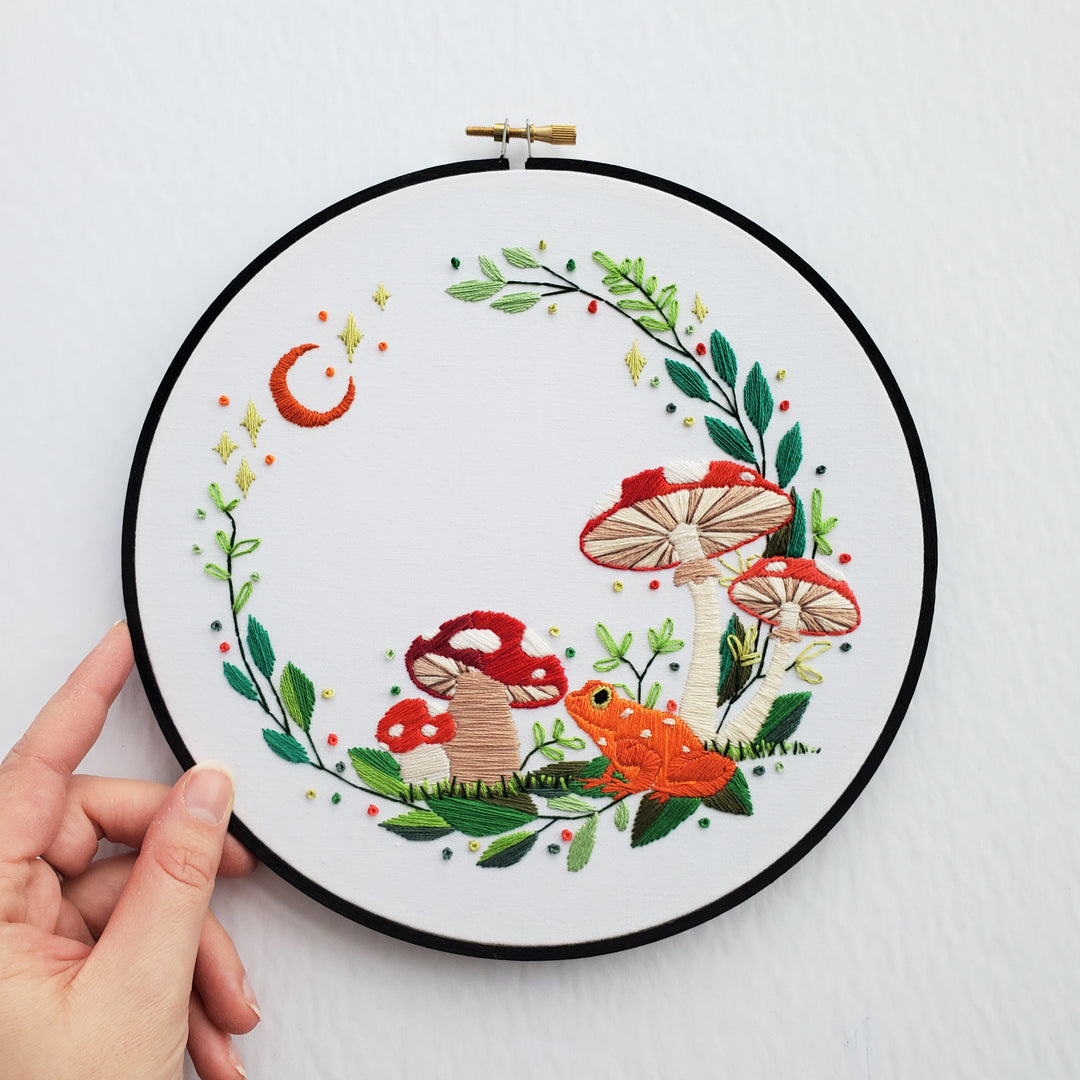 PDF PATTERN - Mushroom Bundle Embroidery Patterns