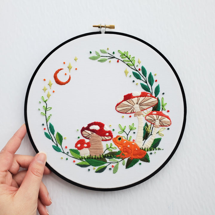 PDF PATTERN - Mushroom Bundle Embroidery Patterns