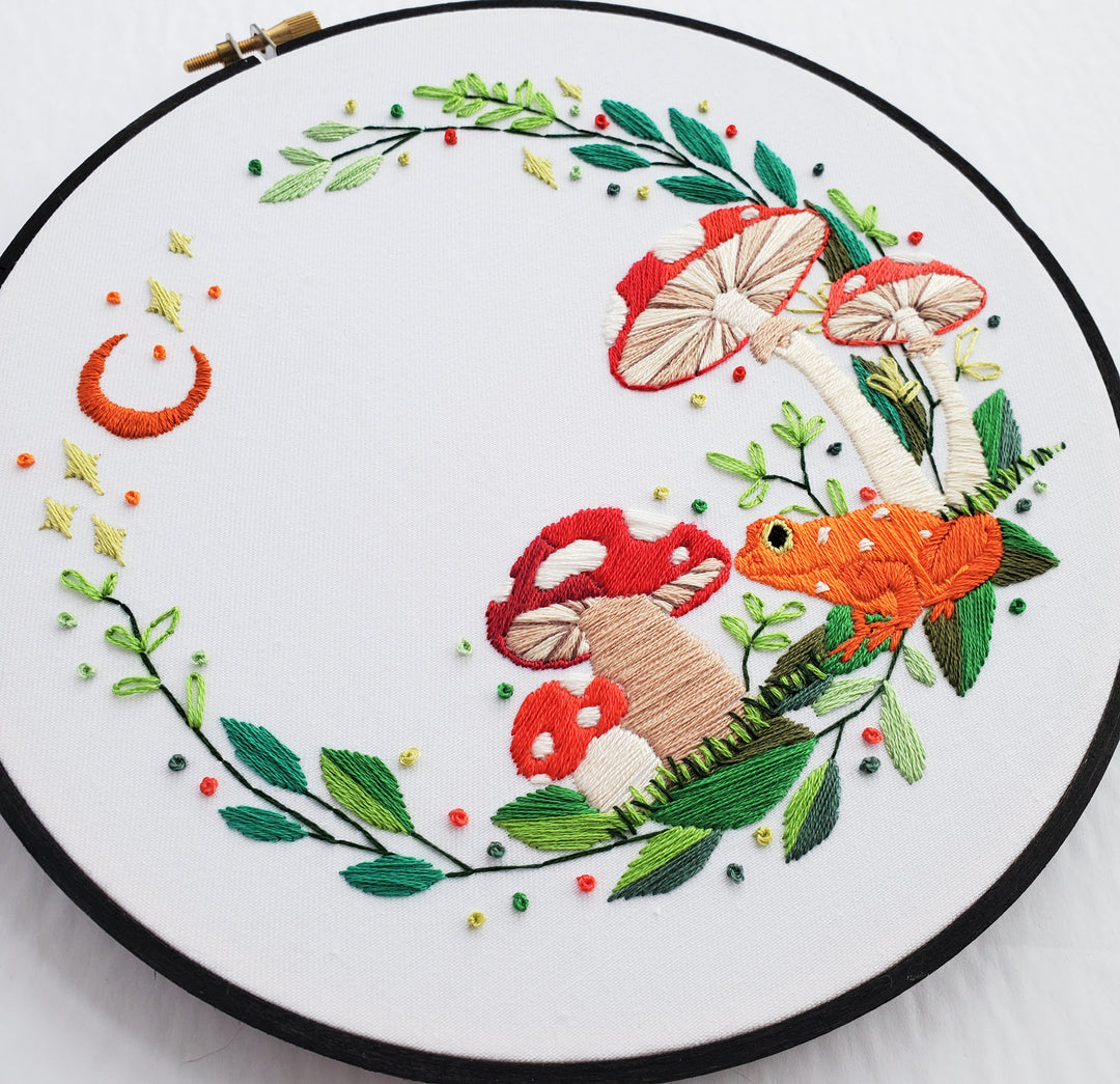 PDF PATTERN - Mushroom Bundle Embroidery Patterns