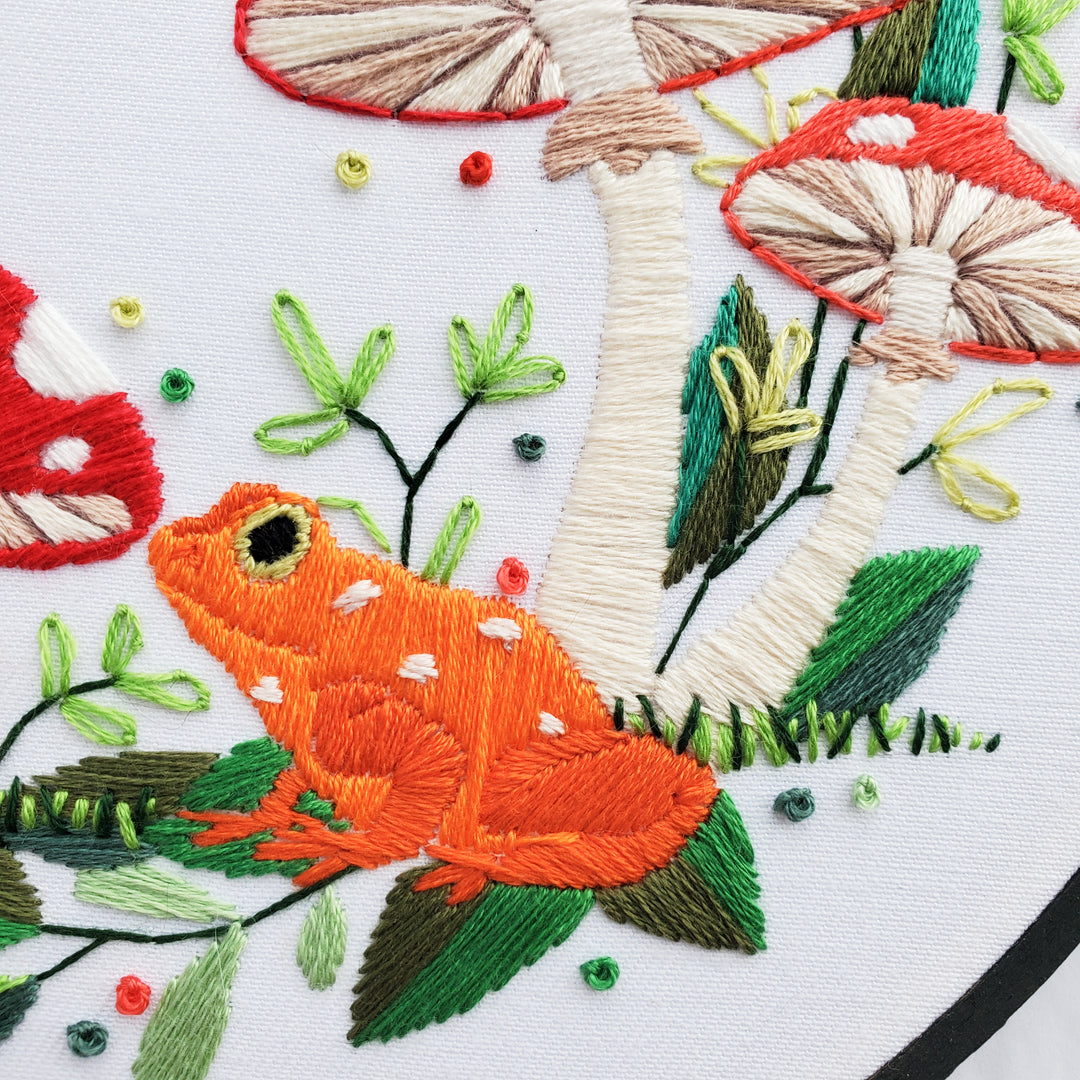 PDF PATTERN - Mushroom Bundle Embroidery Patterns
