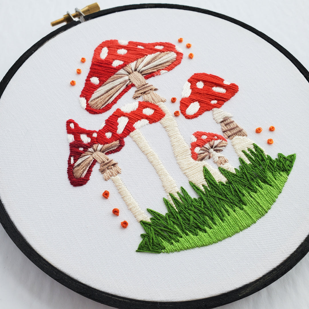 PDF PATTERN - Mushroom Bundle Embroidery Patterns