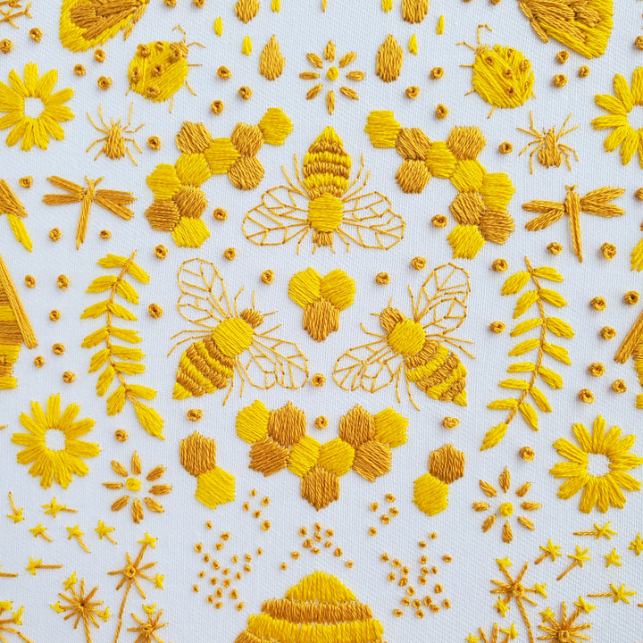 PDF PATTERN - Monochromatic Folk Art Series - May