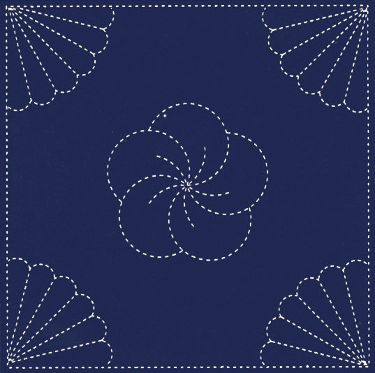 Chrysanthemum Complete Sashiko Kit – Snuggly Monkey