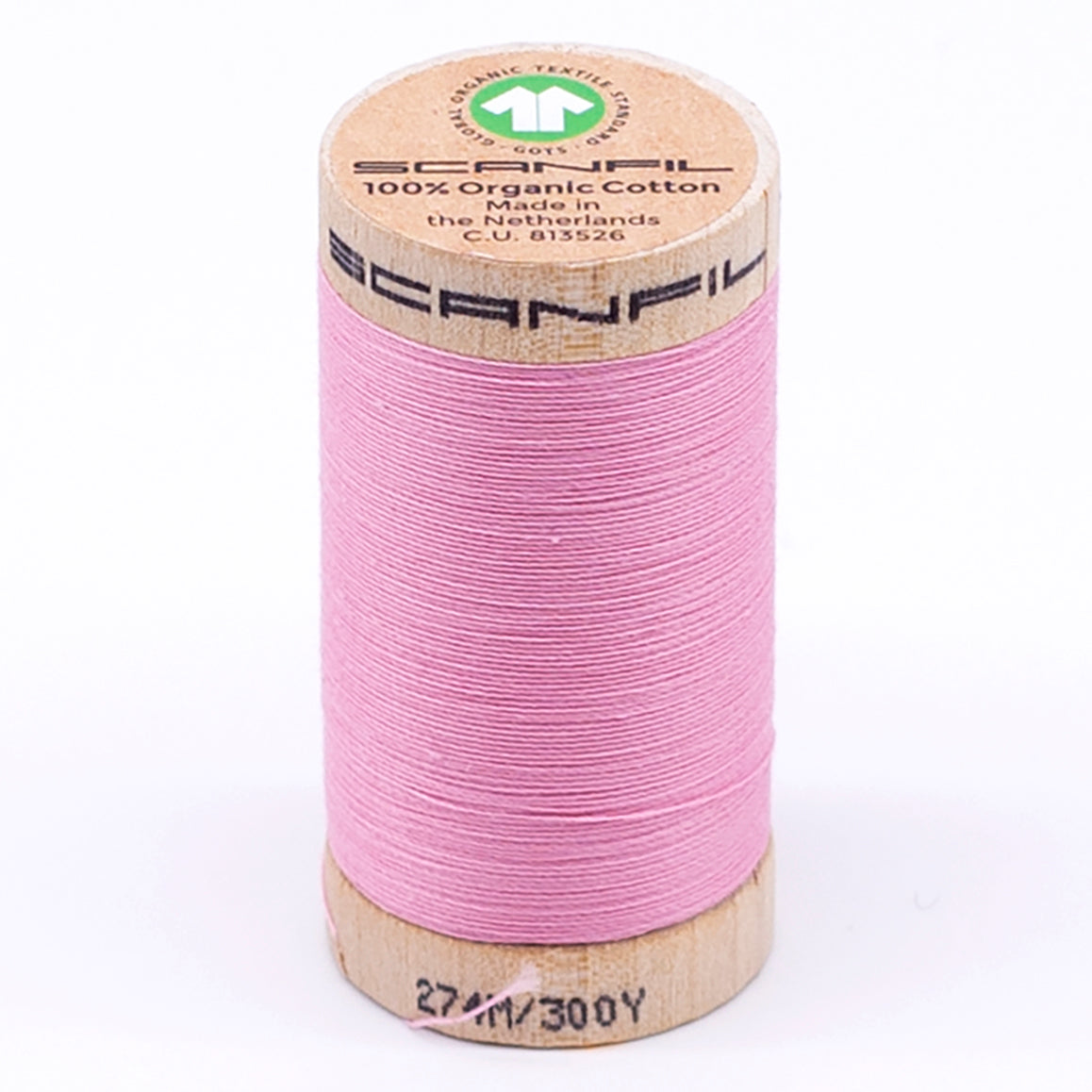 Thread With Candy Pattern Organic Cotton Sewing Thread (30wt or 50wt) - Candy Pink 4809 – Snuggly ...
