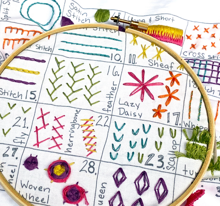 30 Day Sampler Volume 1 Embroidery Kit