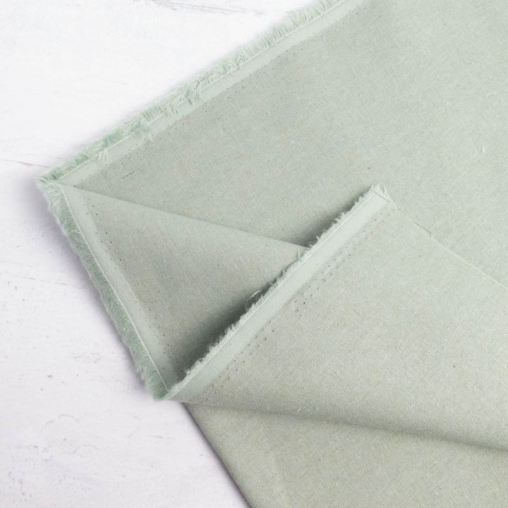 Japanese Linen Cotton (55/45) Blend Medium Weight Fabric - Sea Foam (H6001B)
