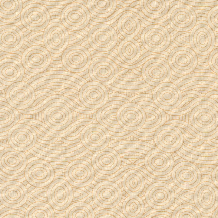 Gingiber The Henhouse Swirly Waves in Cloud Fabric (MD4843711)