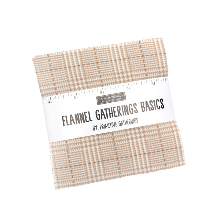 5" Cotton Fabric Charm Pack - Flannel Gathering by Primitive Gatherings