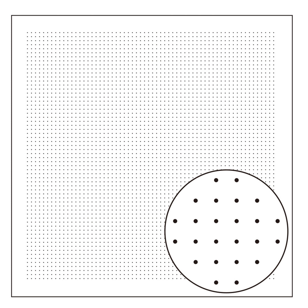 5mm Dot Grid Sashiko Sampler - Straight Line Grid