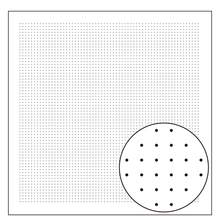 5mm Dot Grid Sashiko Sampler - Straight Line Grid