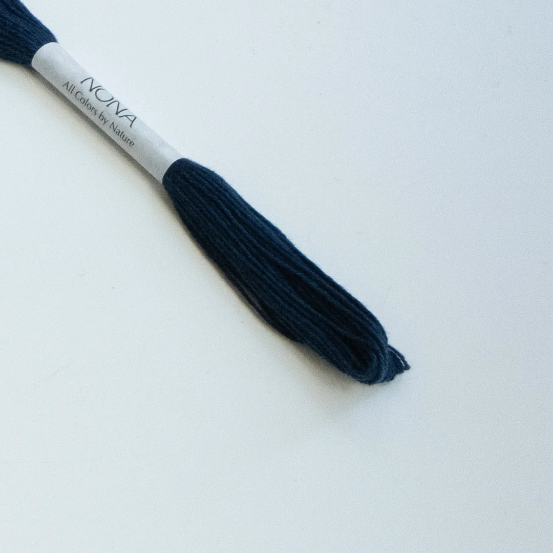 Natural Dyed Sashiko Thread Bundle - SKY (8 Mini-Skeins)