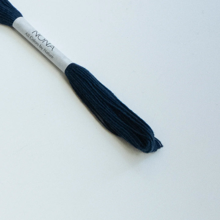 Natural Dyed Sashiko Thread Bundle - SKY (8 Mini-Skeins)