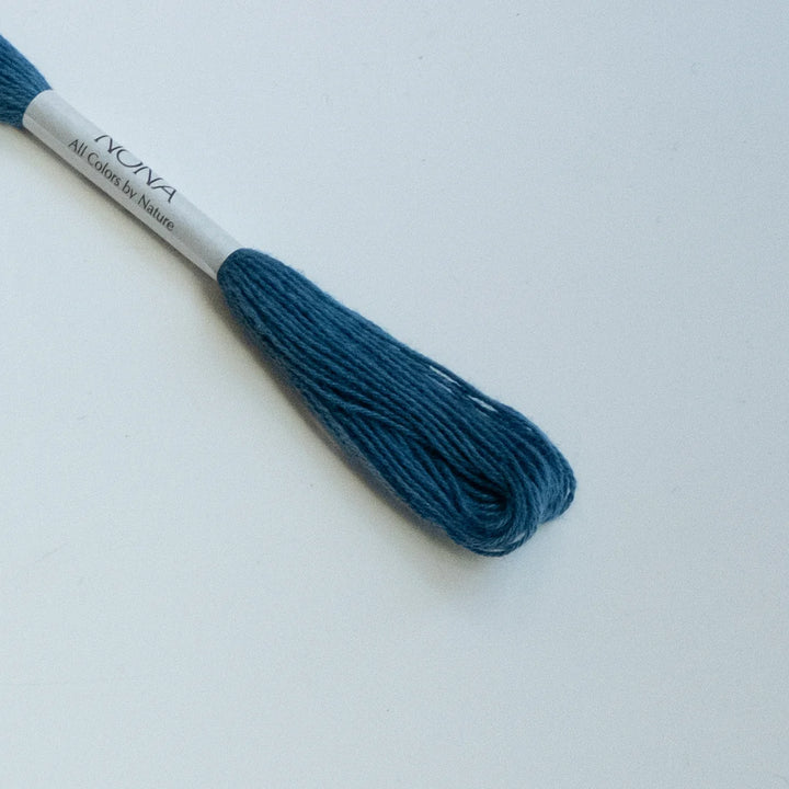 Natural Dyed Sashiko Thread Bundle - SKY (8 Mini-Skeins)