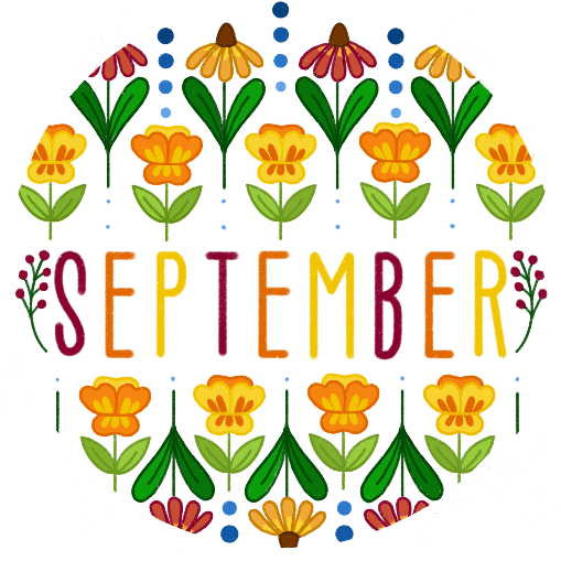 PDF EMBROIDERY PATTERN - September by Sarah Beth Timmons