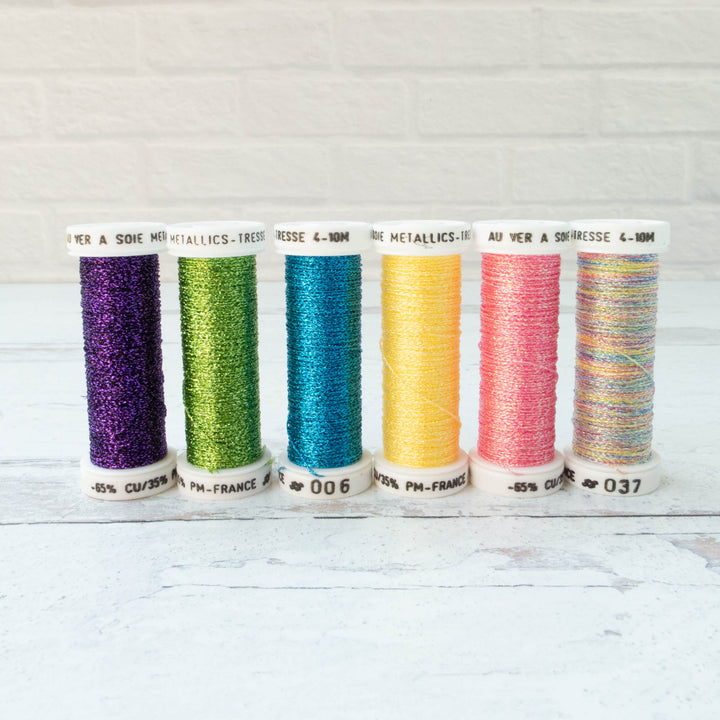 Au Ver a Soie Metallic Thread Pack - Flashy