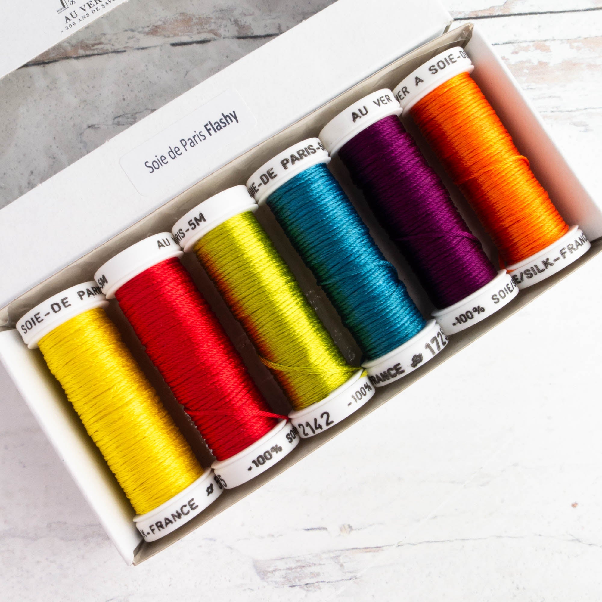 Soie de Paris Filament Silk Thread Set Flashy